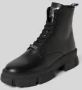 Steve Madden Boots van leer met labeldetail model 'TANKER' - Thumbnail 1