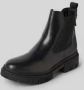 Tamaris dames chelsea boot leren laarzen enkellaars vrouwen leer M2590243 zwart - Thumbnail 4