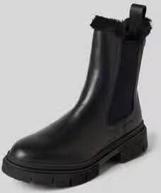 tamaris Chelsea boots met imitatiebont