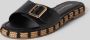 Tamaris Zwarte Trendy Slipper met Unieke Zool Black Dames - Thumbnail 45