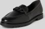 Tamaris Zwarte Leren Loafer Must-Have Black Dames - Thumbnail 6