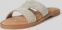 Tamaris Metallic Gouden Leren Slipper Multicolor Dames - Thumbnail 55