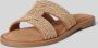 Tamaris Metallic Gouden Leren Slipper Multicolor Dames - Thumbnail 57