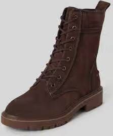 Tamaris Veterboots van leer met siernaden