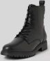 Tamaris Veterboots van leer met treklus - Thumbnail 3