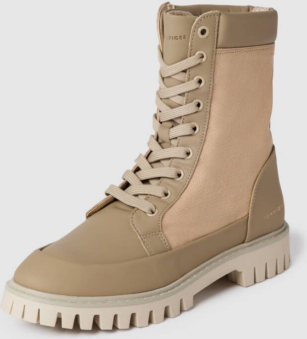 Tommy Hilfiger Boots met contrastgarnering