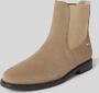 TOMMY HILFIGER Chelsea Boots Dames Flag Low Chelsea Maat: 40 Materiaal: Suède Kleur: Beige - Thumbnail 3