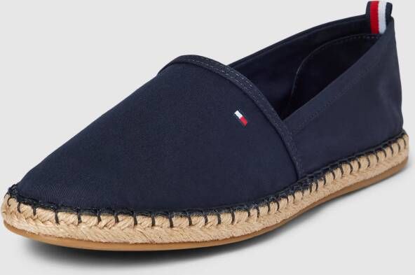 Tommy Hilfiger Espadrilles met labelstitching model 'BASIC TOMMY'