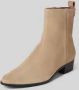 TOMMY HILFIGER Enkellaarsjes Dames Low Cowboy Flat Maat: 37 Materiaal: Suède Kleur: Beige - Thumbnail 2