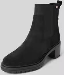 Tommy Hilfiger Leren boots met logo-applicatie