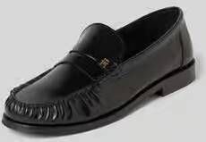 Tommy Hilfiger Leren loafers met logo-applicatie model 'ABRASIVATO'