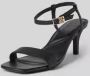 Tommy Hilfiger Leren sandalen met gelabelde sluiting - Thumbnail 1