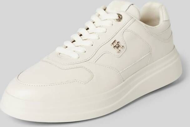 Tommy Hilfiger Leren sneakers met labelapplicatie model 'LUX POINTY'