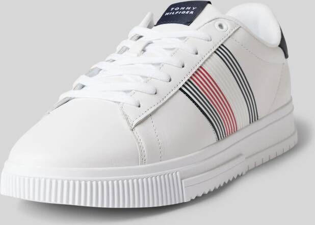 Tommy Hilfiger Leren sneakers met labelpatch model 'SUPERCUP LTH SEASONAL'