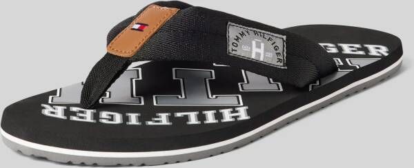 Tommy Hilfiger Slippers met labelprint model 'ESSENTIAL'