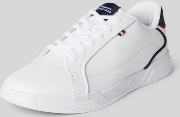 Tommy Hilfiger Sneakers van leer met labeldetail