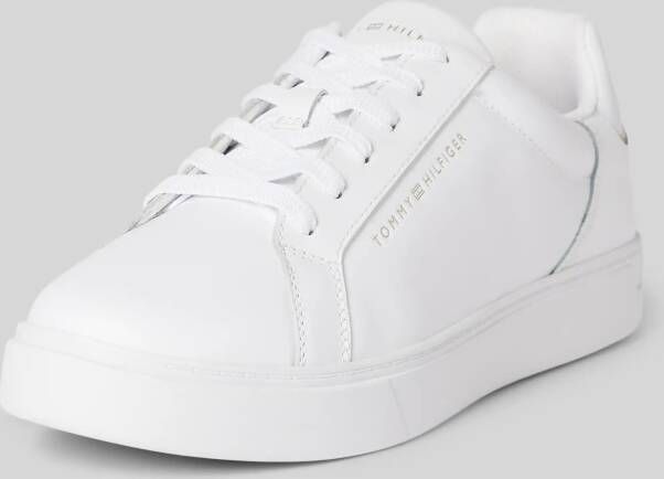 Tommy Hilfiger Sneakers van leer met labeldetail