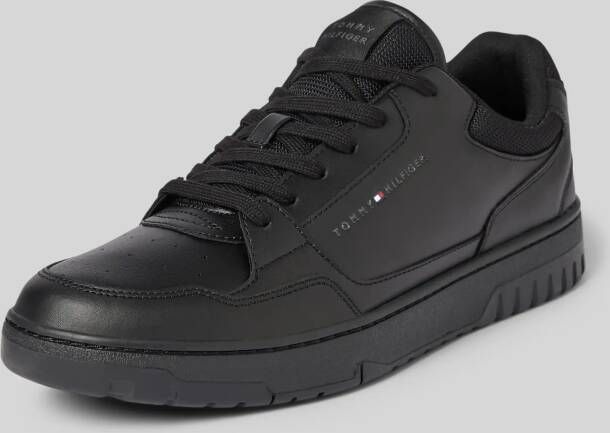 Tommy Hilfiger Sneakers van leer met labeldetail