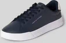 Tommy Hilfiger Sneakers van leer met labeldetails