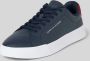 Tommy Jeans Leren Sneakers Herfst Winter Collectie Blue Heren - Thumbnail 3