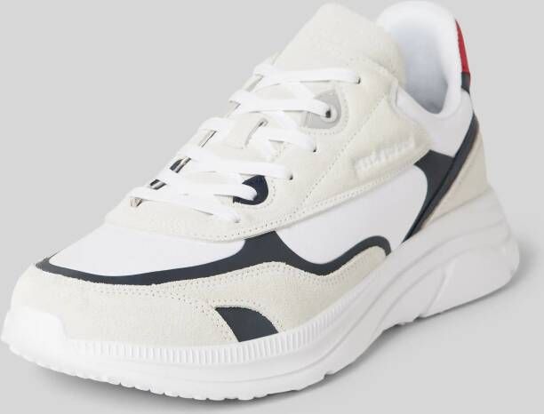 Tommy Hilfiger Sneakers van leermix model 'MODERN'