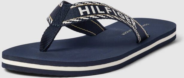 Tommy Hilfiger Teenslippers met labeldetail