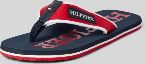 Tommy Hilfiger Teenslippers met labelprint