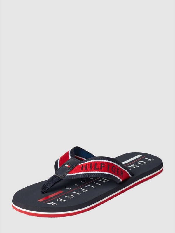 Tommy Hilfiger Teenslippers met logodetails