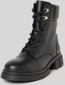 Tommy Hilfiger Veterboots van leer met labelapplicatie model 'LACE UP'