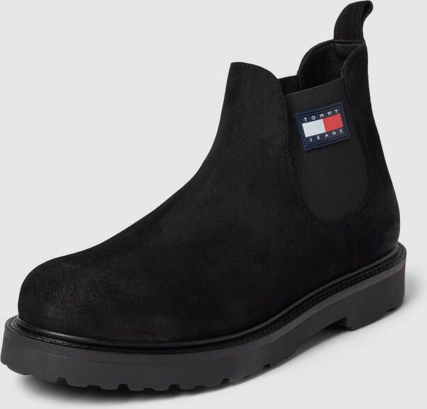 Tommy Jeans Chelsea-boots van leer