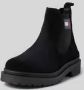 Tommy Jeans Chelsea boots van leer met labelpatch - Thumbnail 1