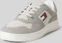 Tommy Hilfiger Sportieve Grijze Veterschoenen met Contrastdetails en Logoprint Gray Heren - Thumbnail 3