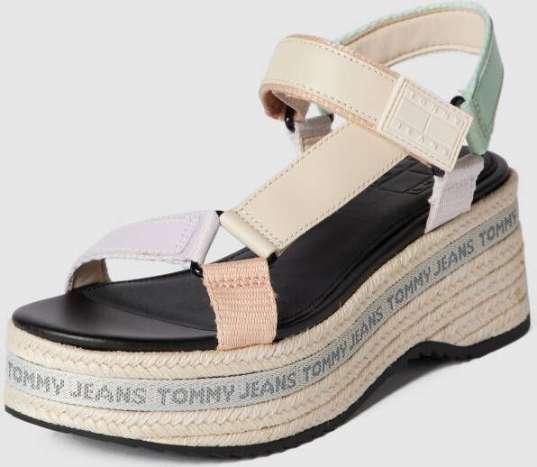 Tommy Jeans Sandalen met labelopschrift