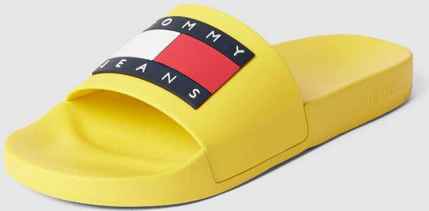 Tommy Jeans Slippers met labelpatch model 'POOL'