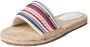 TOMMY JEANS Slippers COLORED LACES FLAT SANDAL met beleg van raffia - Thumbnail 3