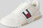 Tommy Hilfiger Witte polyester sneakers met veters contrastdetails print logo White Heren - Thumbnail 5