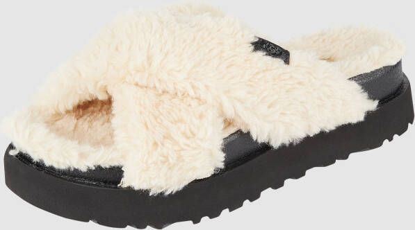 Ugg Huisschoenen van een mix van wol en lyocell model 'Fuzz Sugar'