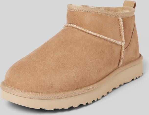 Ugg Leren laarzen met siernaad model 'CLASSIC ULTRA MINI'