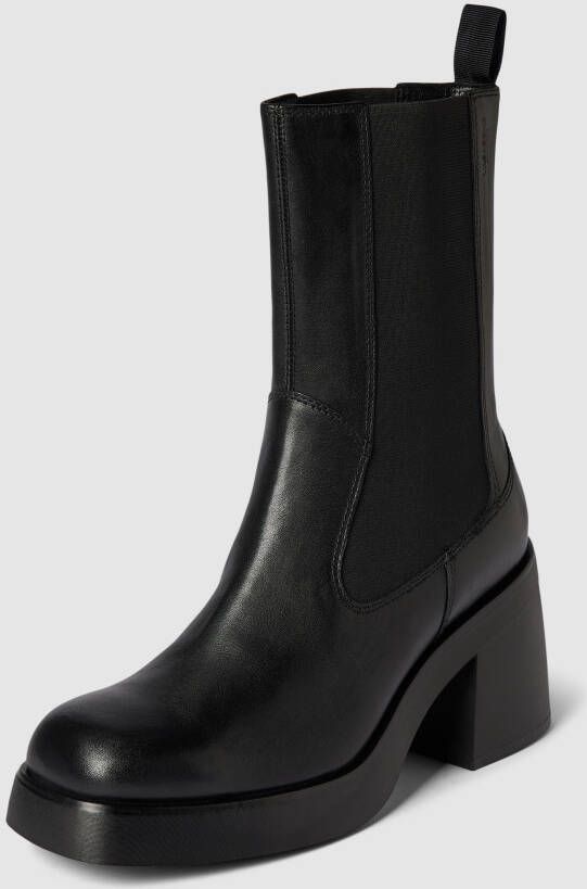 Vagabond Chelsea boots van leer in effen design model 'BROOKE'