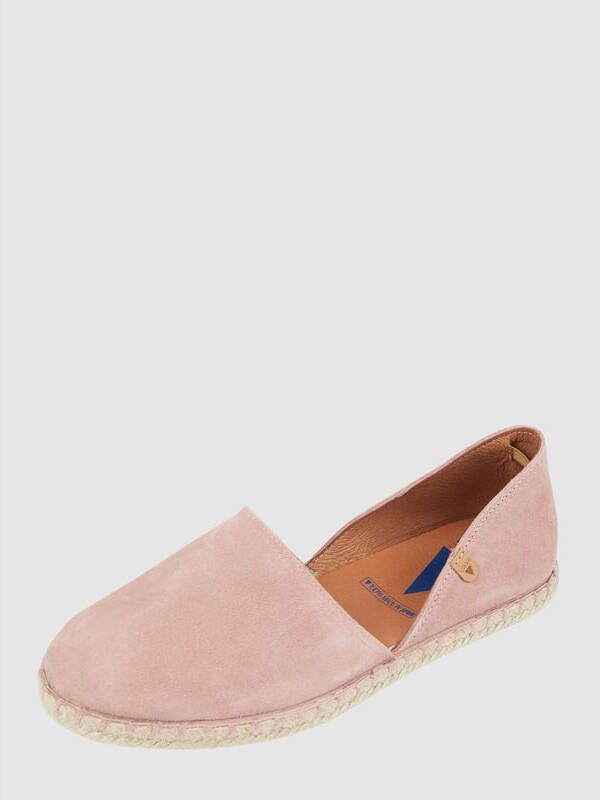 Verbenas Espadrilles van suède model 'Carmen'