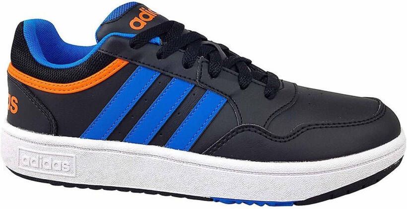 Adidas hoops 3.0 sneakers zwart oranje kinderen