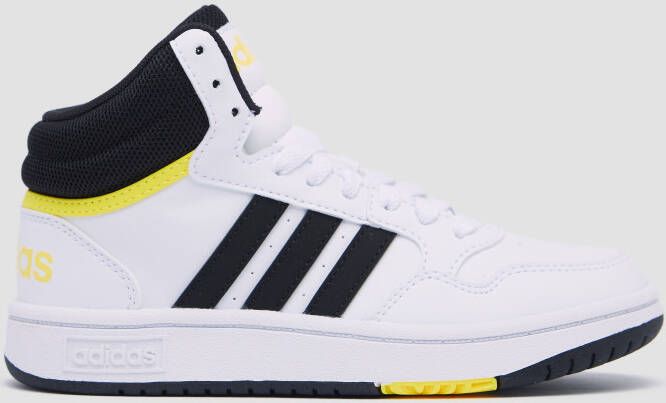 Adidas hoops mid 3.0 sneakers wit geel kinderen