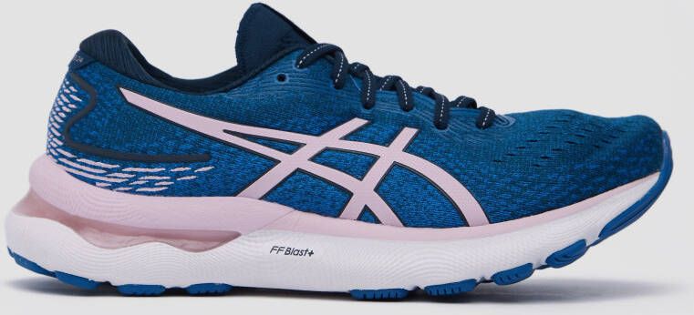 ASICS gel-nimbus 24 hardloopschoenen blauw roze dames