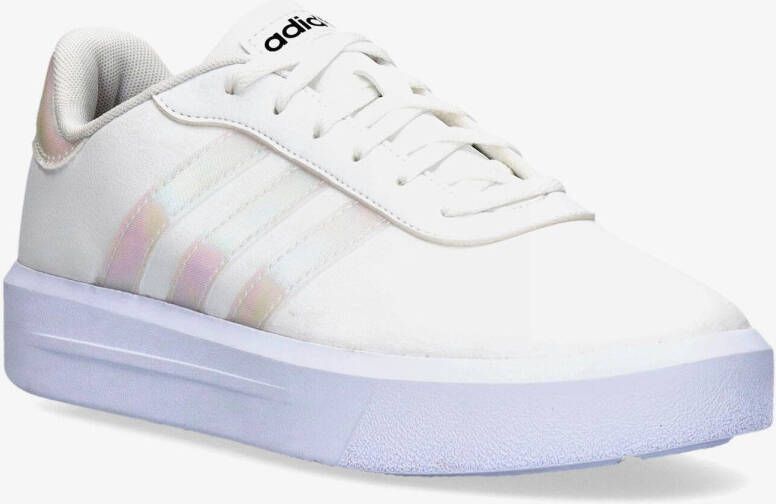 Adidas court platform sneakers wit dames