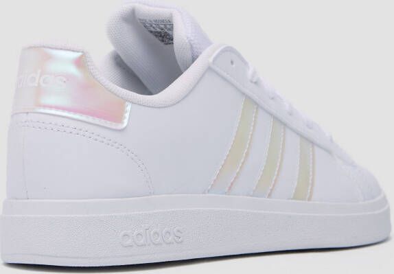 Adidas grand court lifestyle lace sneakers wit kinderen