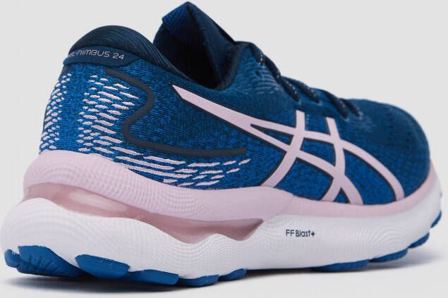 ASICS gel-nimbus 24 hardloopschoenen blauw roze dames