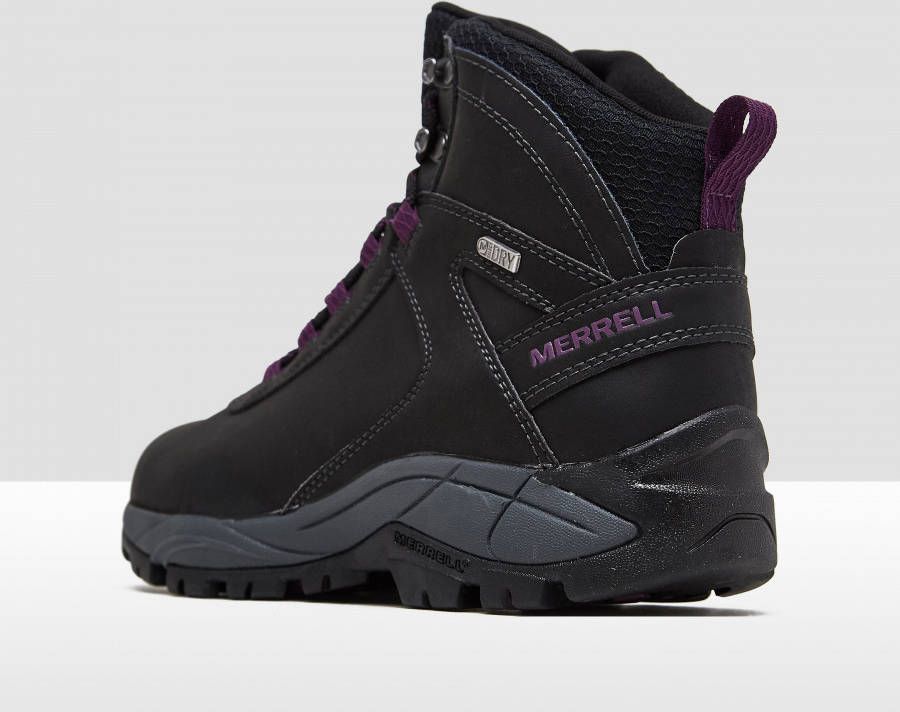 Merrell vego mid leather waterproof wandelschoenen zwart paars dames