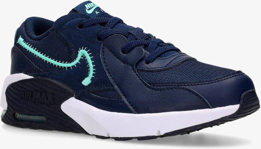 Nike air max excee sneakers zwart groen kinderen