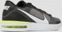 Nike Court Air Max Vapor Wing tennisschoenen zwart wit geel - Thumbnail 2