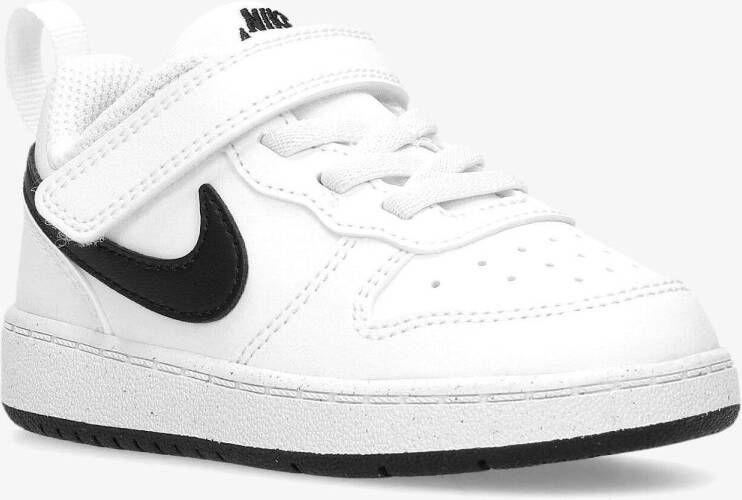 Nike court borough low recraft sneakers wit zwart kinderen